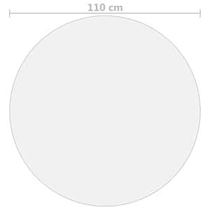 Ochranná fólie na stůl matná Ø 110 cm 1,6 mm PVC - obrázek 5
