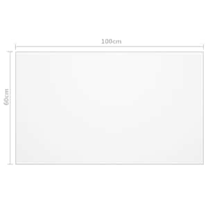 Ochranná fólie na stůl průhledná 100 x 60 cm 1,6 mm PVC - obrázek 6