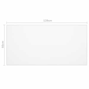 Ochranná fólie na stůl průhledná 120 x 60 cm 1,6 mm PVC - obrázek 6