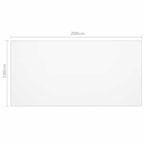 Ochranná fólie na stůl průhledná 200 x 100 cm 1,6 mm PVC - obrázek 6