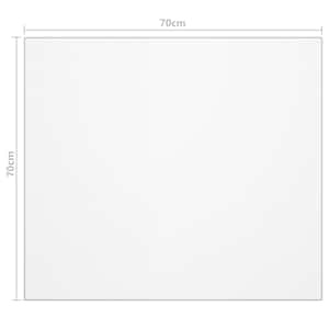 Ochranná fólie na stůl průhledná 70x70 cm 1,6 mm PVC - obrázek 6