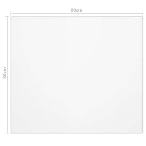 Ochranná fólie na stůl matná 80x80 cm 1,6 mm PVC - obrázek 6