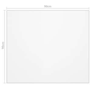 Ochranná fólie na stůl matná 90 x 90 cm 1,6 mm PVC - obrázek 6