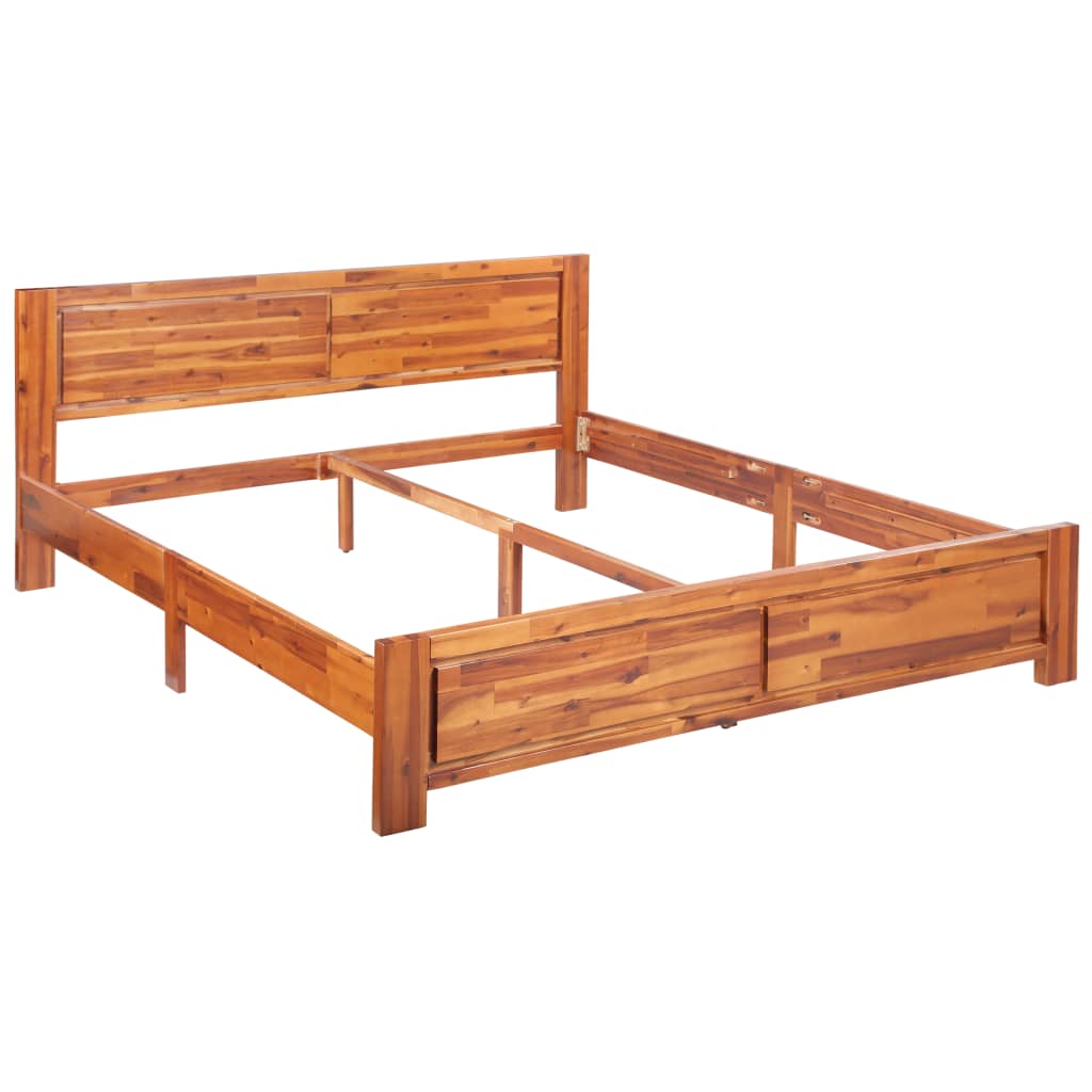 vidaXL Bed Frame Solid Acacia Wood 180x200 cm 6FT Super King