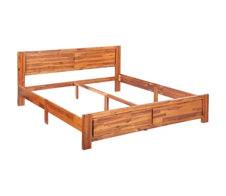 vidaXL Bedframe massief acaciahout 180x200 cm