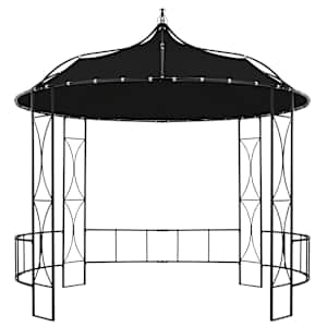 Altán 300 x 290 cm antracitový kruhový - obrázek 2