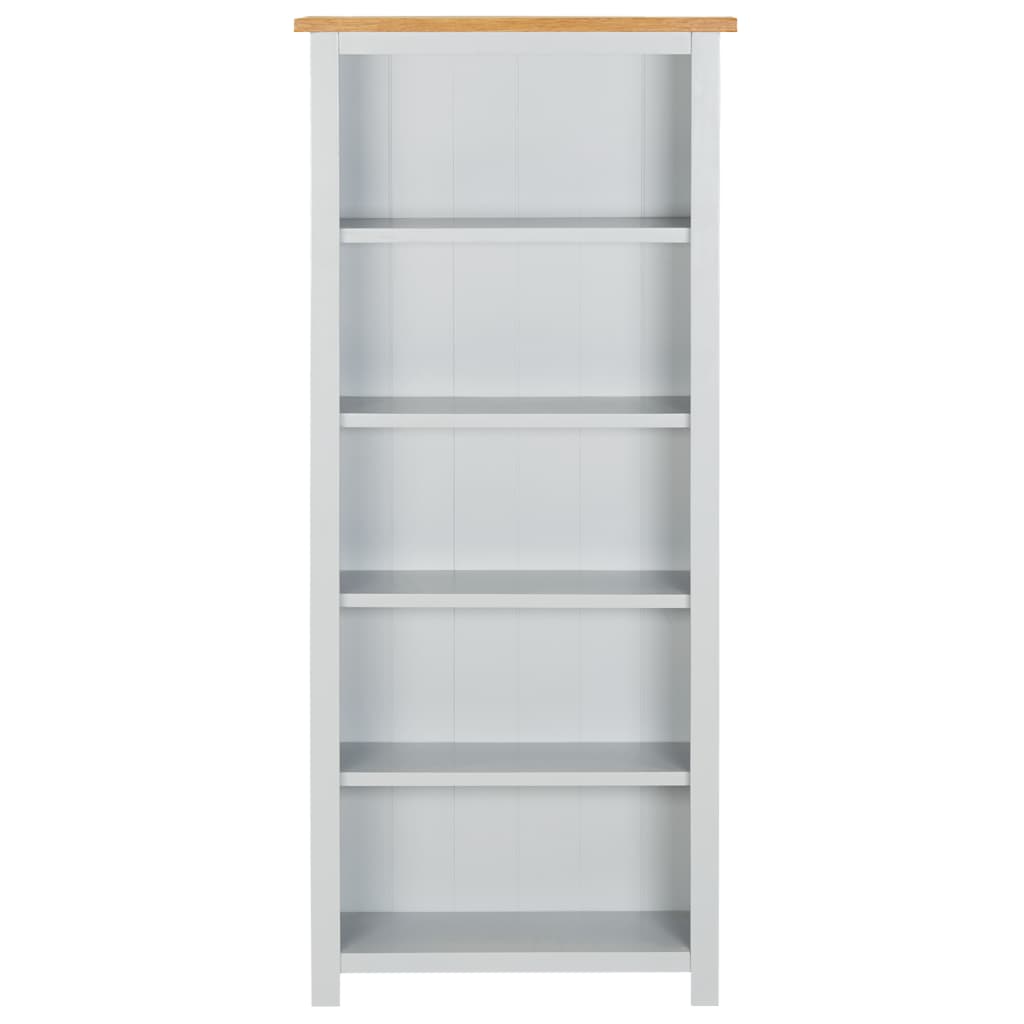 

vidaXL Boekenkast met 5 schappen 60x22,5x140 cm massief eikenhout