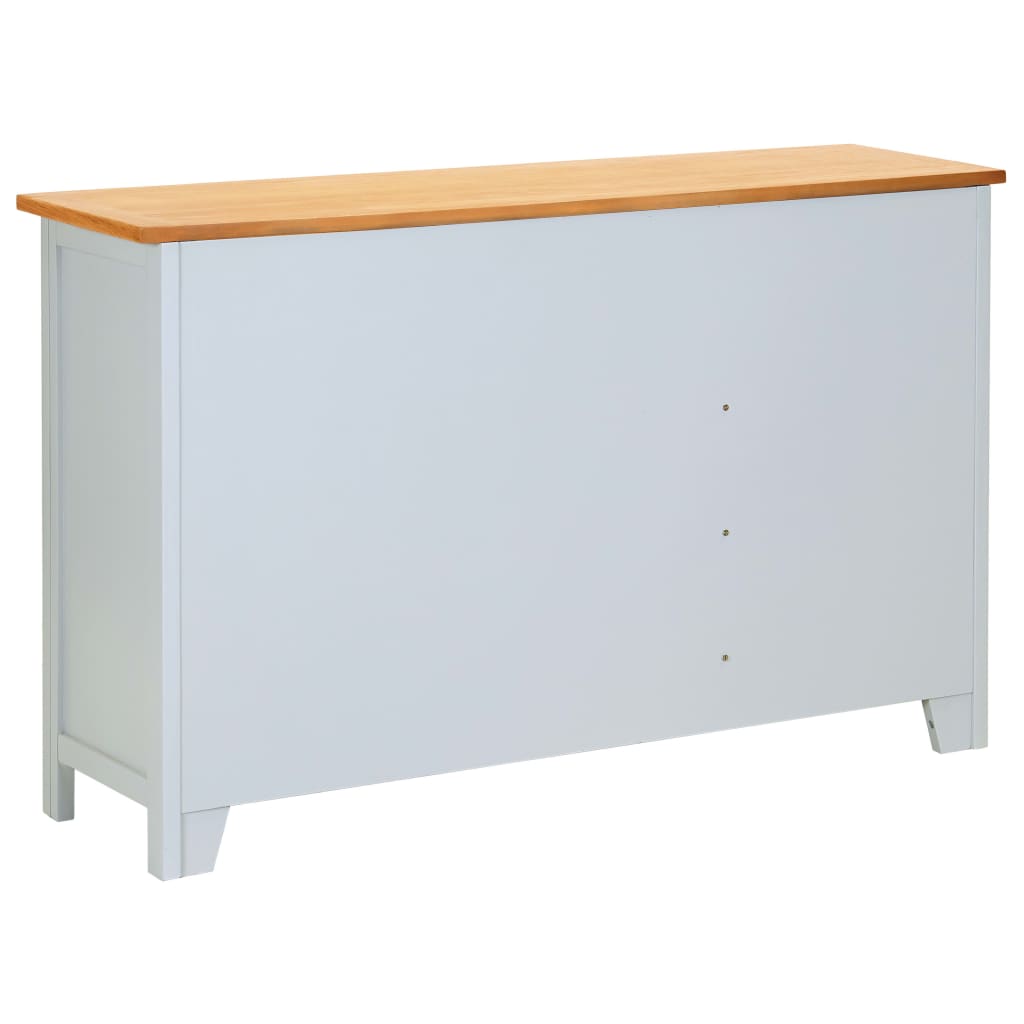 Credenza 110x33,5x70 Cm In Massello Di Rovere VidaXL 16 width=274