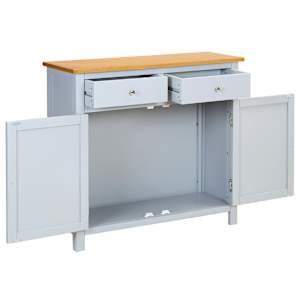 vidaXL Komoda, 90 x 33,5 x 83 cm, lite drewno dębowe