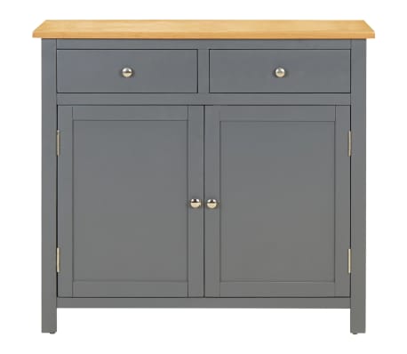 vidaXL Komoda 90x33,5x83 cm, dubov&yacute; mas&iacute;v