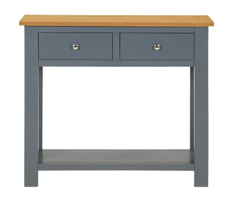 vidaXL Konsolinis staliukas, 83x30x73cm, ąžuolo medienos masyvas