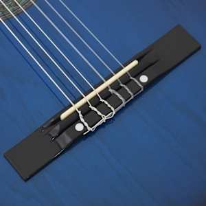 Klasická kytara pro začátečníky modrá 4/4 39'' basswood - obrázek 7