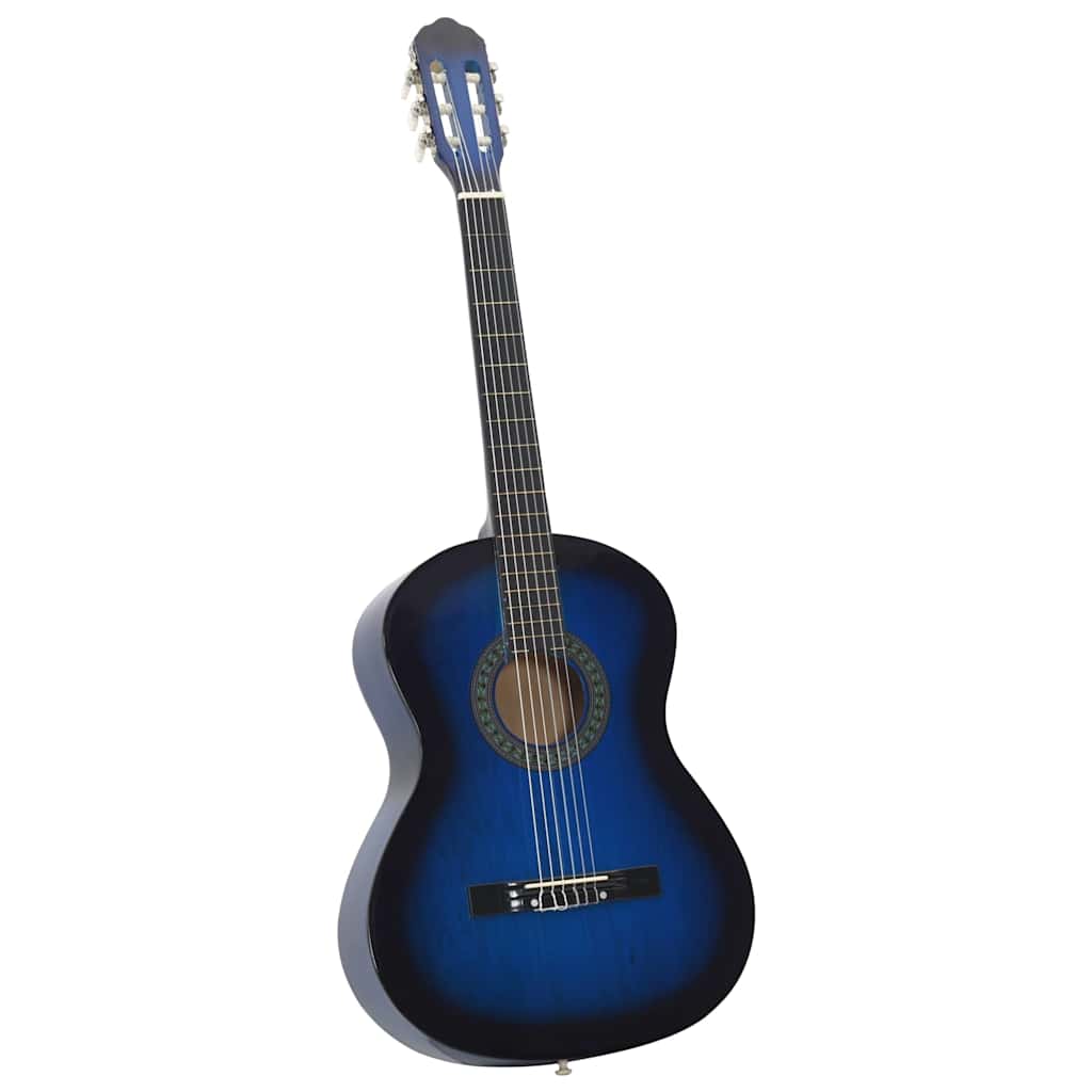 Thumbnail - vidaXL 12-tlg. Klassikgitarren-Set für Anfänger Blau 4/4 39"