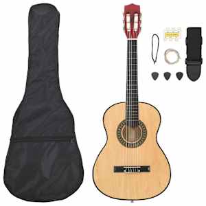 Klasična kitara za začetnike 8-delni komplet 3/4 36"