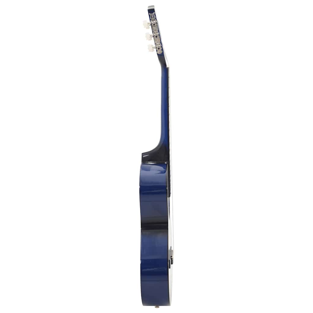 Alternativ bild 3 för VidaXl Gitarr För Barn Och Nybörjare 8 Delar Klassisk Blå 3/4 36"