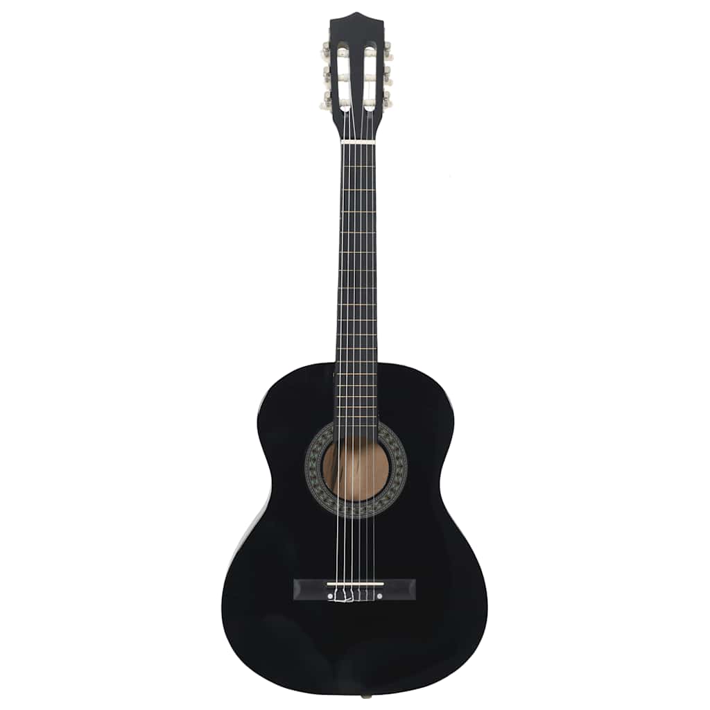 Thumbnail - vidaXL 8-tlg. Klassikgitarren-Set für Anfänger Schwarz 3/4 36"