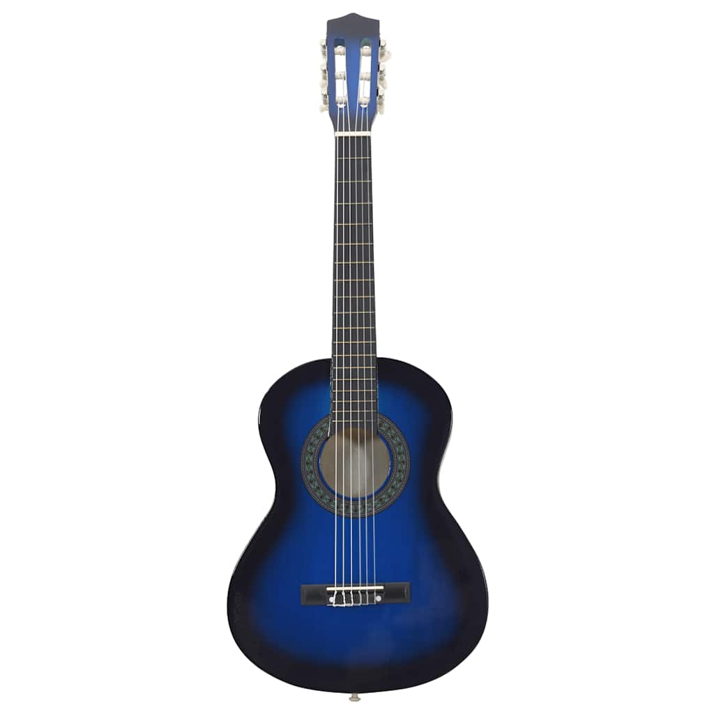 Thumbnail - vidaXL 8-tlg. Klassische Gitarre Set für Anfänger Blau 1/2 34"