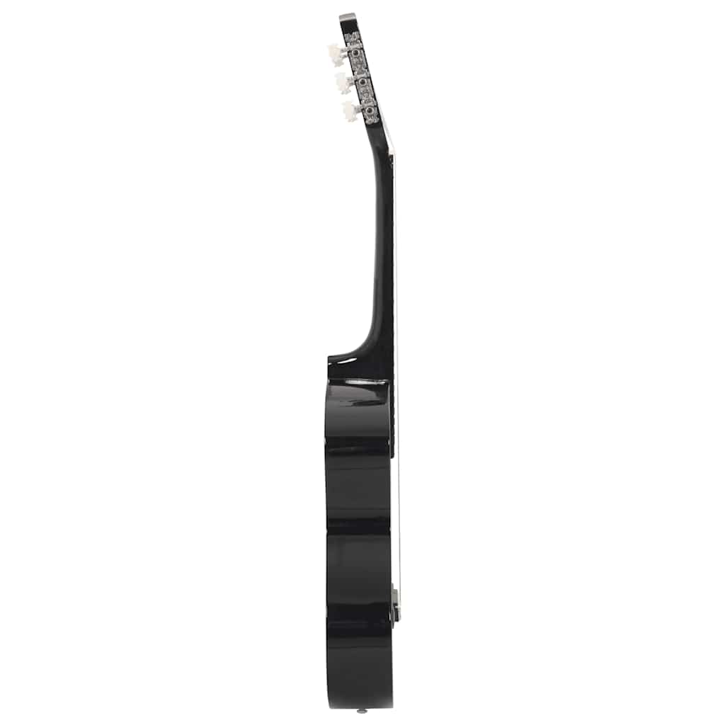 Alternativ bild 3 för VidaXl Klassisk Gitarr För Nybörjare 8 Delar Svart 1/2 34"