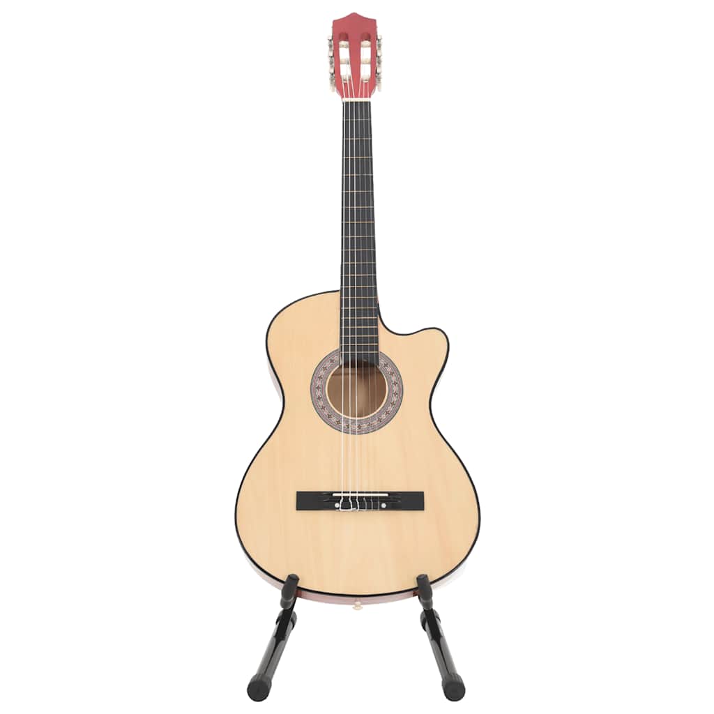 Alternativ bild 3 för VidaXl Akustisk Gitarr 12 Delar Med 6 Strängar Western 38"