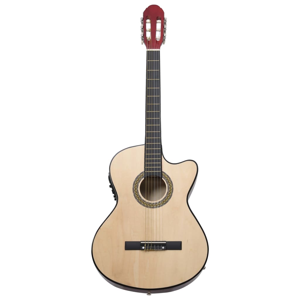 vidaXL klassisk western cutaway guitar med equalizer og 6 strenge