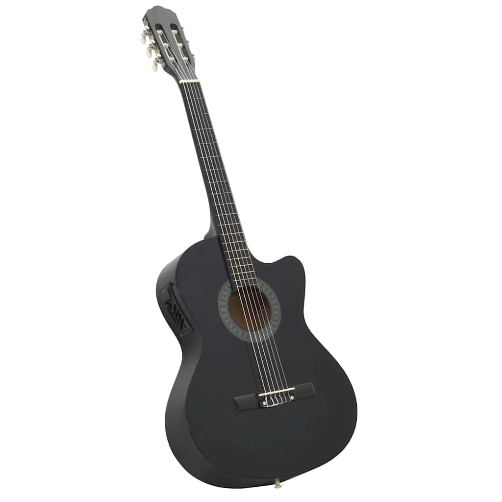 Thumbnail - vidaXL 12-tlg. Western Gitarren-Set mit Equalizer und 6 Saiten Schwarz