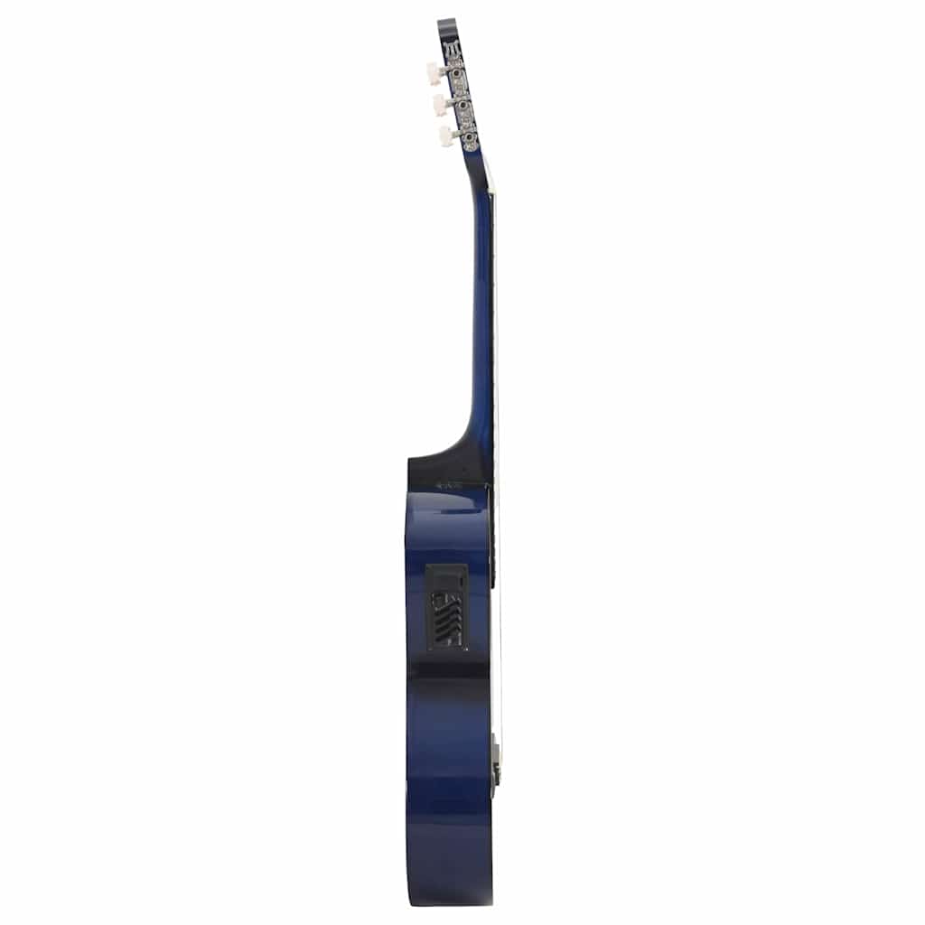 Alternativ bild 1 för VidaXl Akustisk Westerngitarr Med Cutaway Eq-Pedal Och 6 Strängar Blå