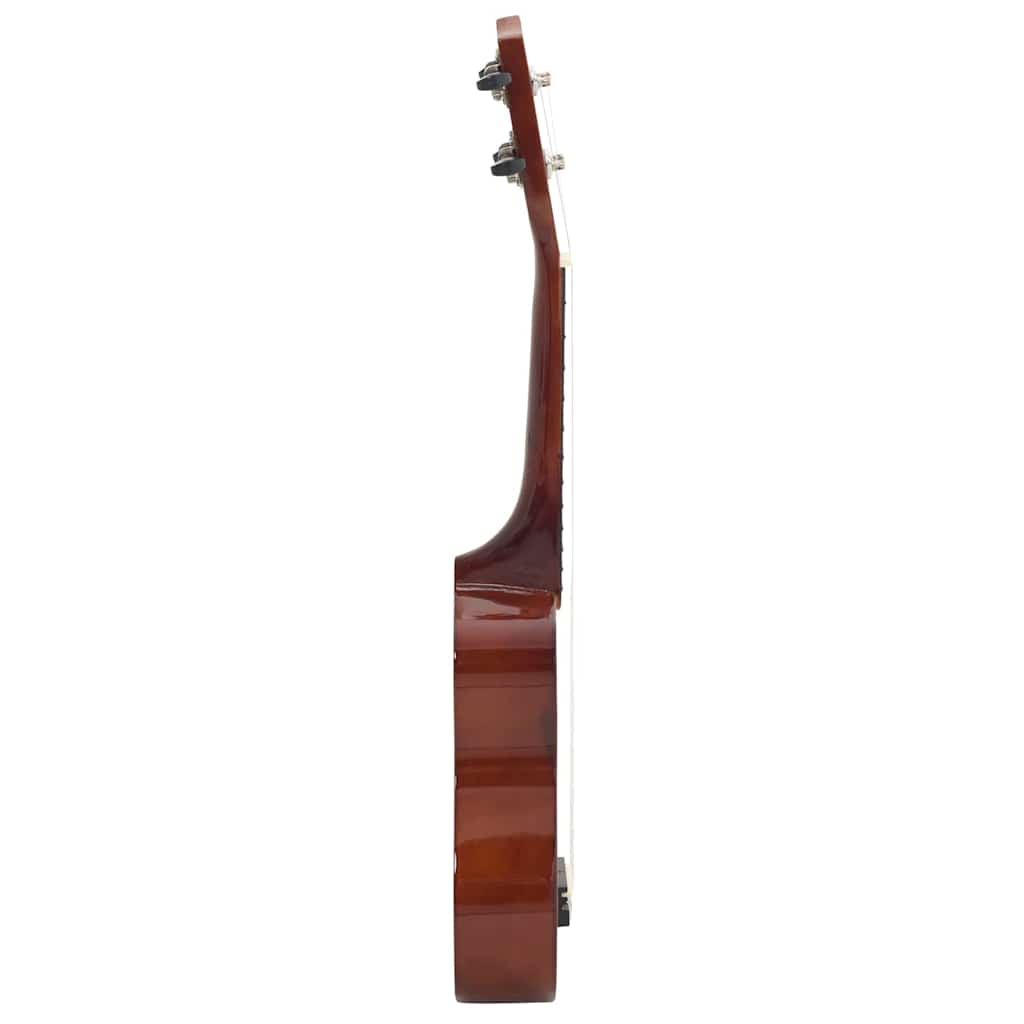 Alternativ bild 3 för VidaXl Ukulele Med Väska För Barn Sopran Mörkt Trä 21"