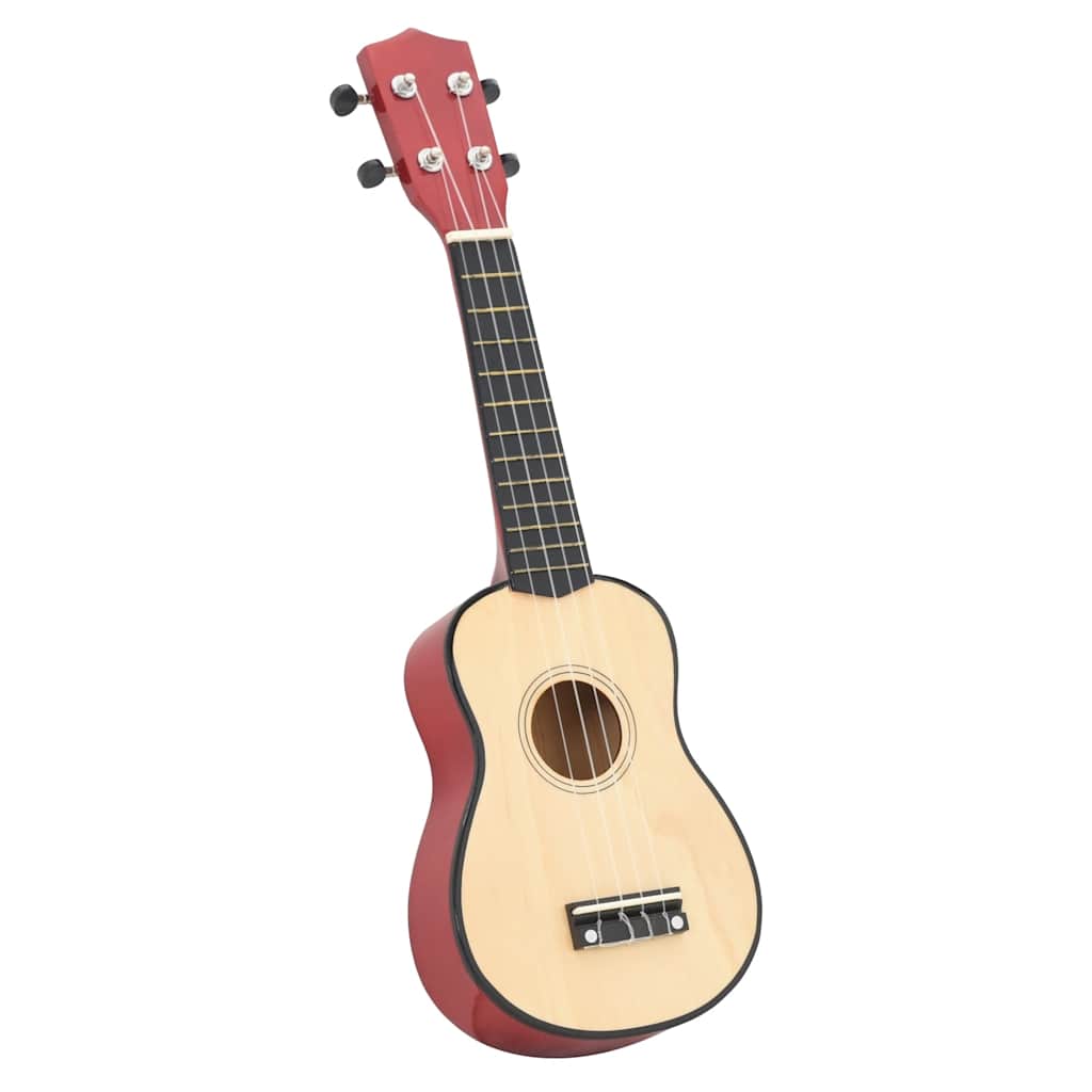 vidaXL Sopránové ukulele s taškou pre deti, prírodné 21"