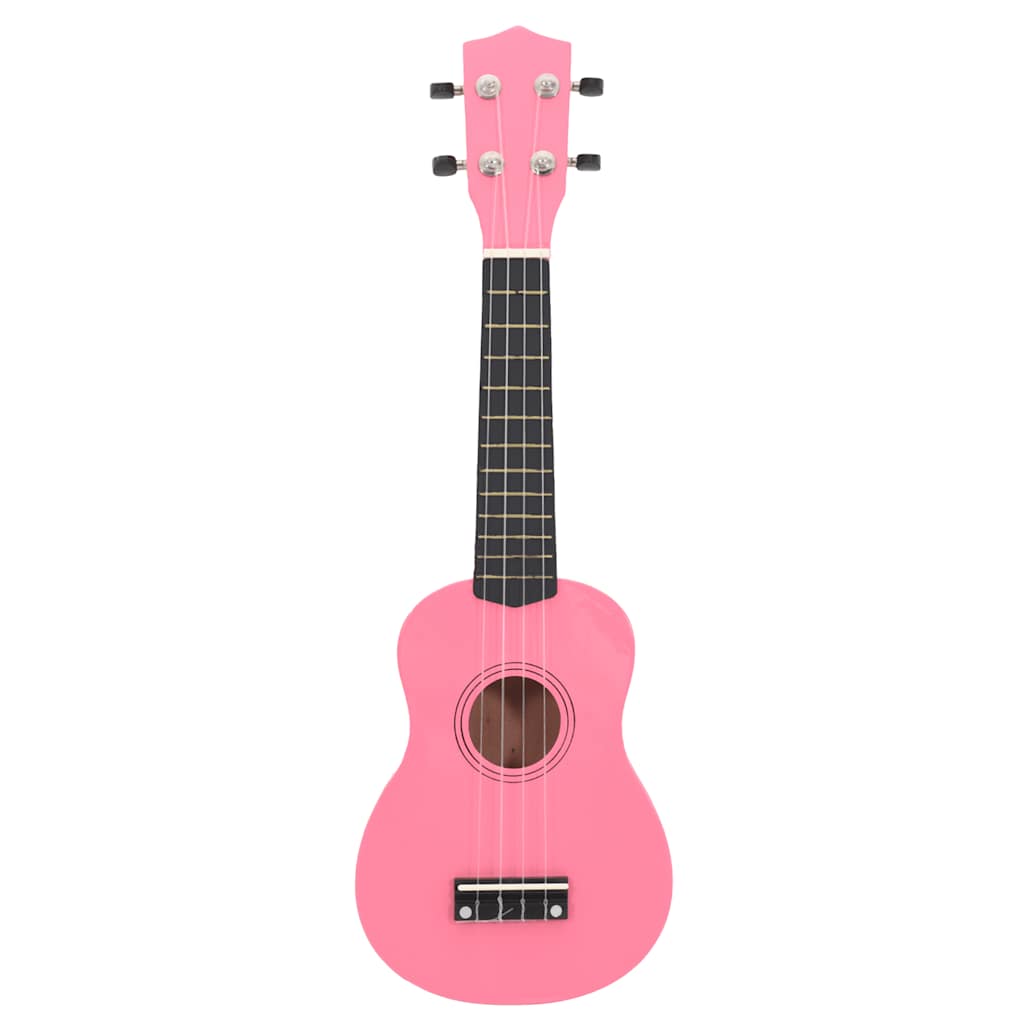 Thumbnail - vidaXL Sopran-Ukulele-Set mit Tasche für Kinder Rosa 21"