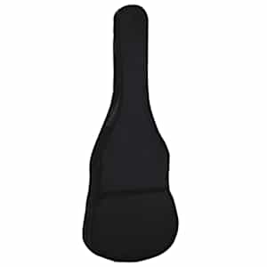vidaXL kitarrikott 4/4 (39") klassikalisele kitarrile, must 100x37 cm kangas