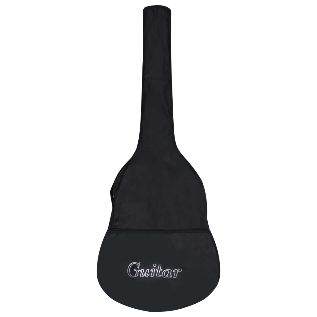Fekete szövet gitártok 4/4-es klasszikus gitárhoz 100x37 cm 