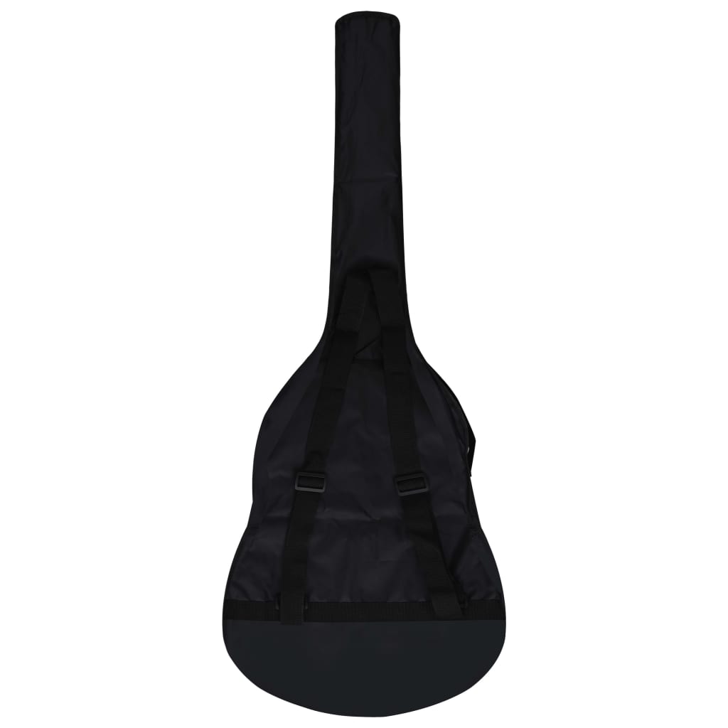 Fekete szövet gitártok 3/4-es klasszikus gitárhoz 94x35 cm 