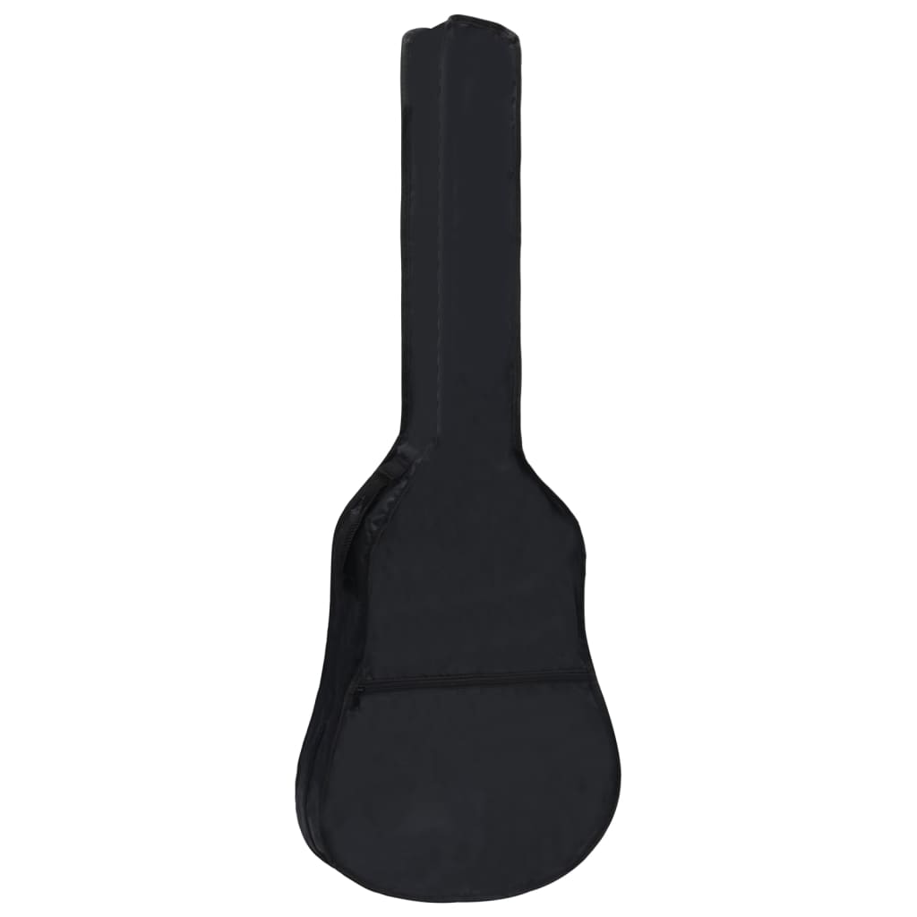 vidaXL guitartaske til 1/2 klassisk guitar 94x35 cm stof sort