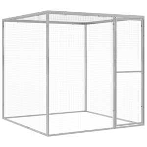 vidaXL kassipuur 1,5 x 1,5 x 1,5 m tsingitud teras