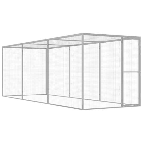 vidaXL kassipuur 4,5 x 1,5 x 1,5 m tsingitud teras