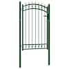 vidaXL Aiav&auml;ravad EMMEN 104 x 117 cm Lukustatav Pulberv&auml;rvitud Teras