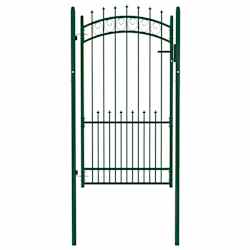 vidaXL Hekpoort EMMEN met stalen pinnen 104x134,5 cm groen