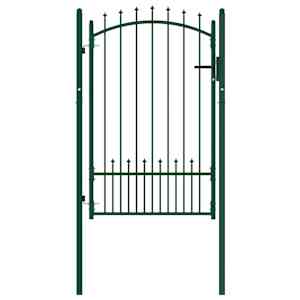 vidaXL Hekpoort Emmen met stalen pinnen 104x117 cm groen