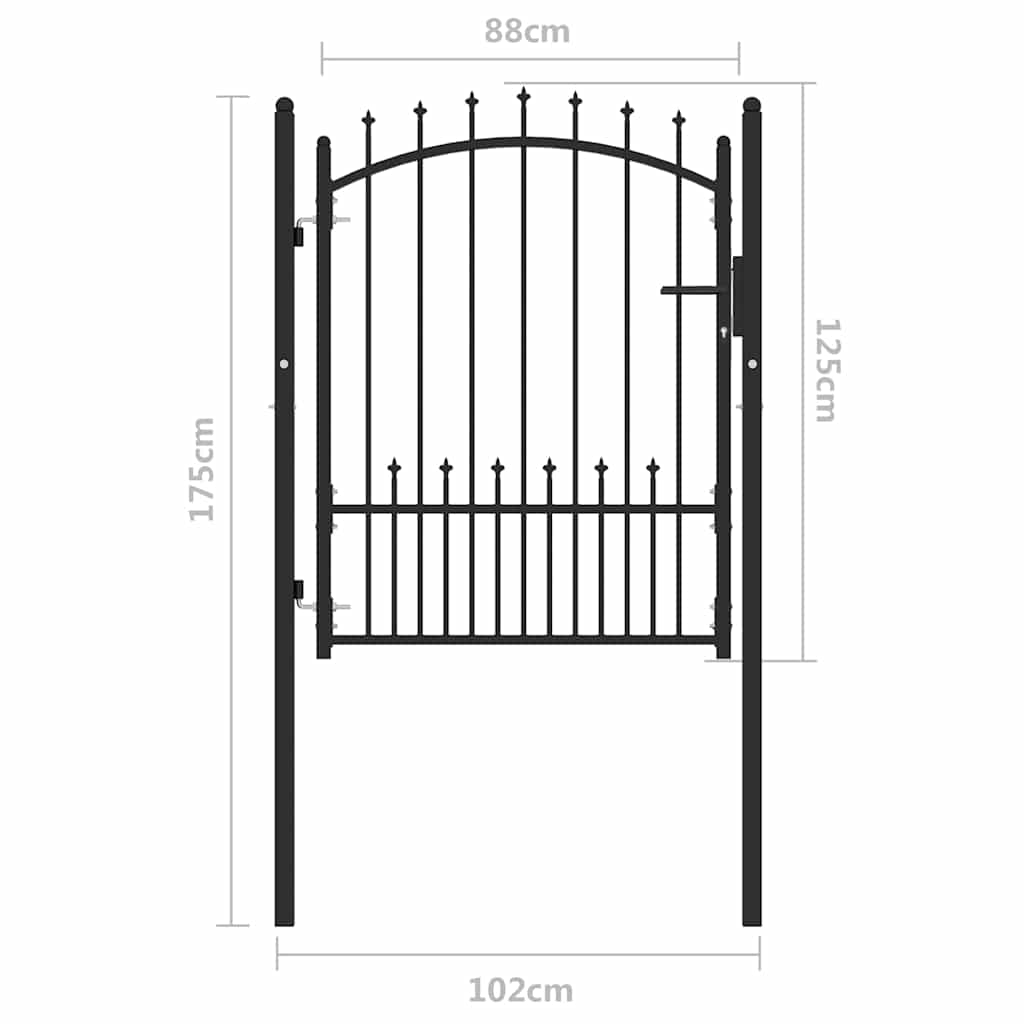 Fence Gate, Fence Gates, Tuinpoort vidaXL - Afbeelding 13 van 20