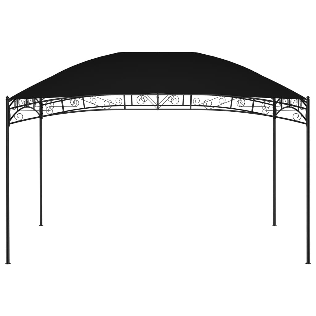 vidaXL Belvédère de jardin 4x3 m Anthracite 180 g/m²