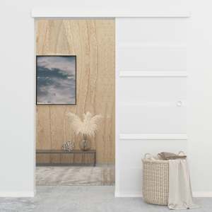 Posuvné dveře s měkkými zarážkami ESG sklo a hliník 76 x 205 cm - obrázek 3