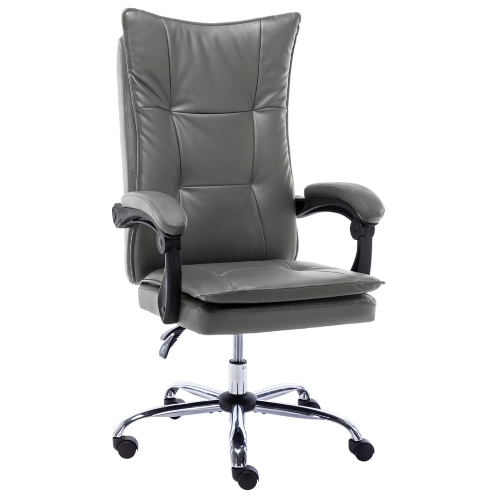 Kancelářská židle antracitová umělá kůže