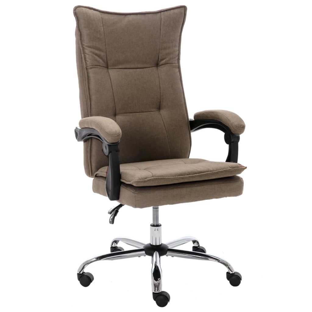 Biuro kėdė, taupe spalvos, audinys