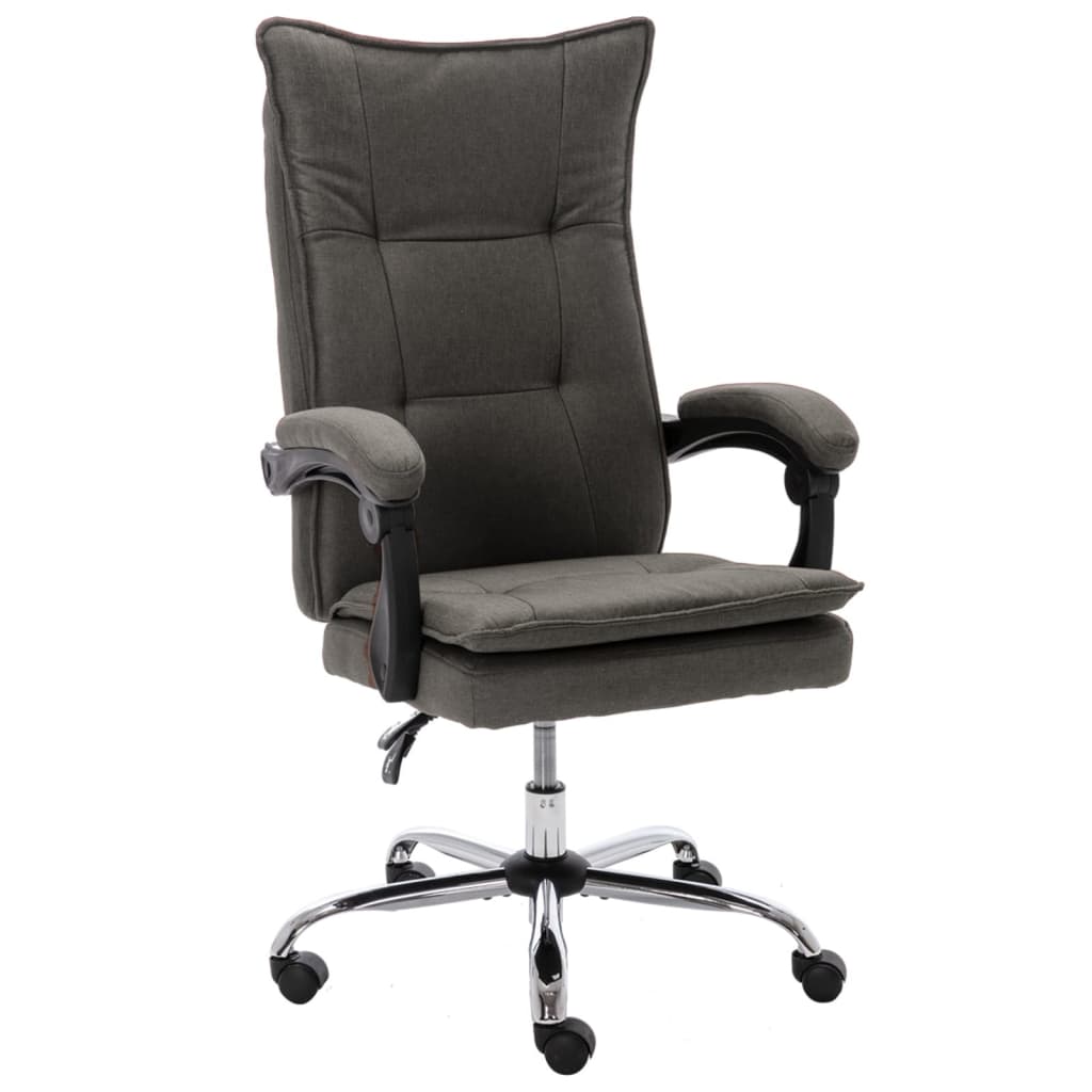 Kancelářská židle šedá textil