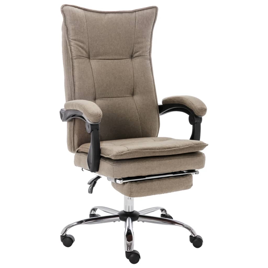 Biuro kėdė, taupe spalvos, audinys