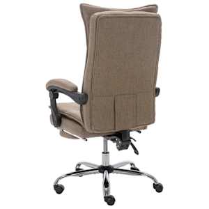 Kancelářská židle taupe textil - obrázek 4