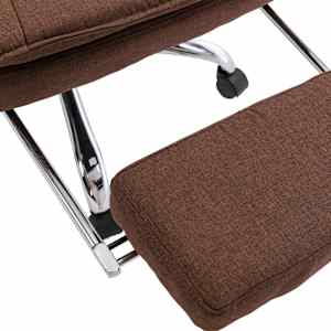 Kancelářská židle hnědá textil - obrázek 7