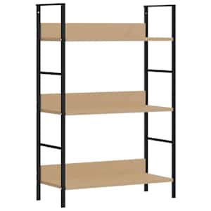 vidaXL 3-korruseline raamaturiiul tamm 60x27,6x90,5 cm, tehispuit