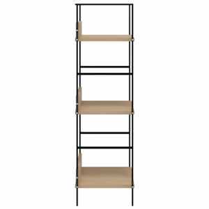 Knihovna se 3 policemi dub 60 x 27,6 x 90,5 cm kompozitní dřevo - obrázek 6