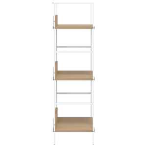 Knihovna se 3 policemi dub 60 x 27,6 x 90,5 cm kompozitní dřevo - obrázek 6